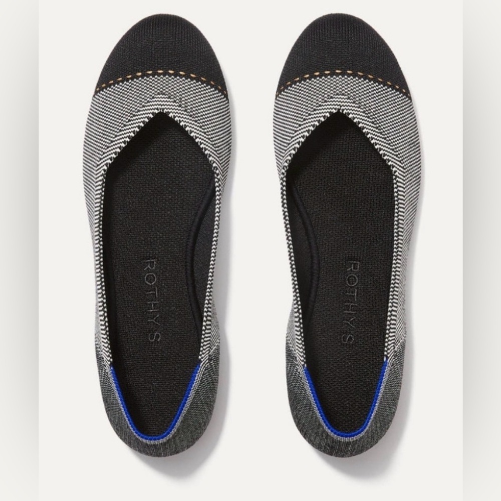 NWT Rothy‘s gray mist captoe ballet flat Size 11. Casual Biz. SEE INFO RE SIZING